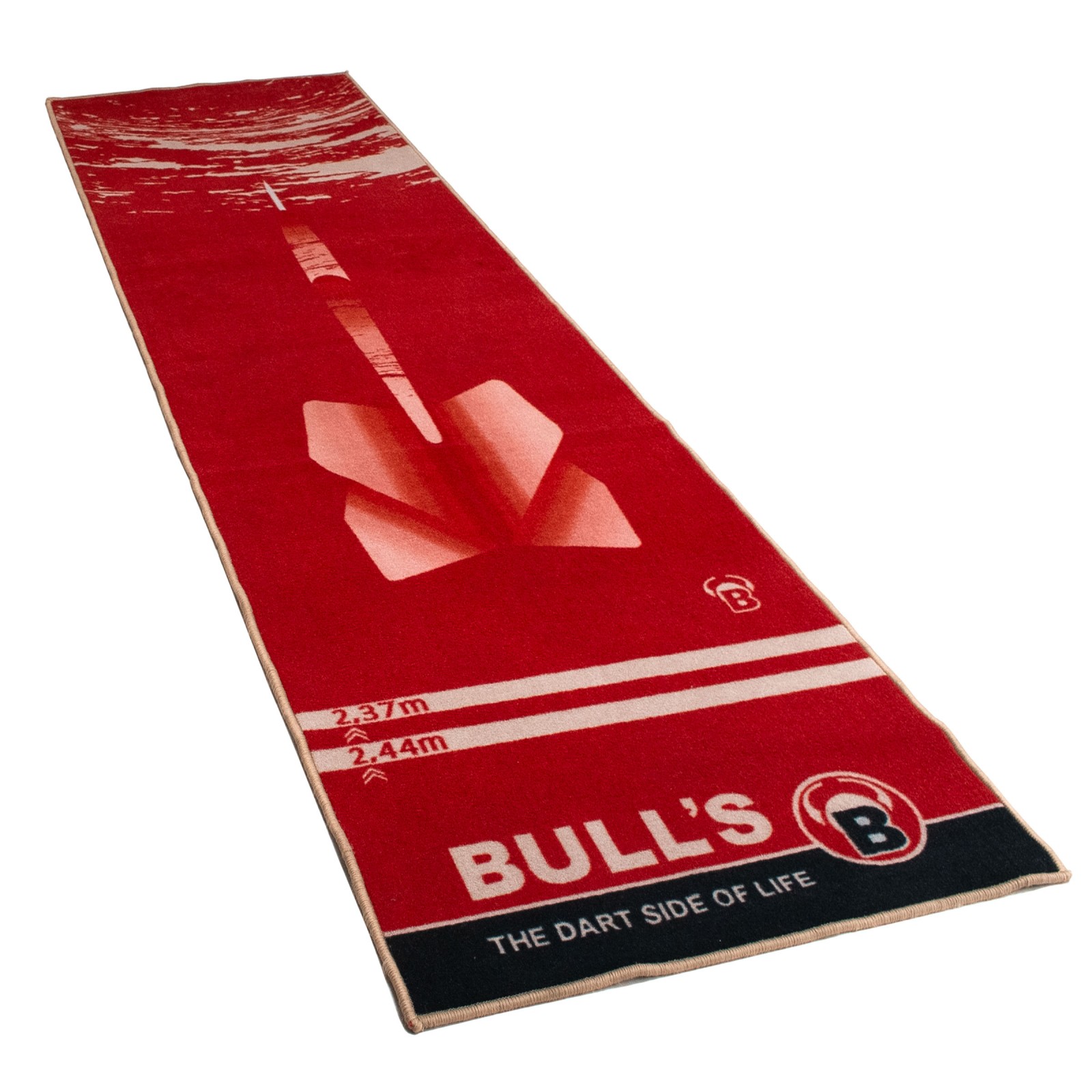 BULL'S Carpet-Mat "180" red Dartteppich