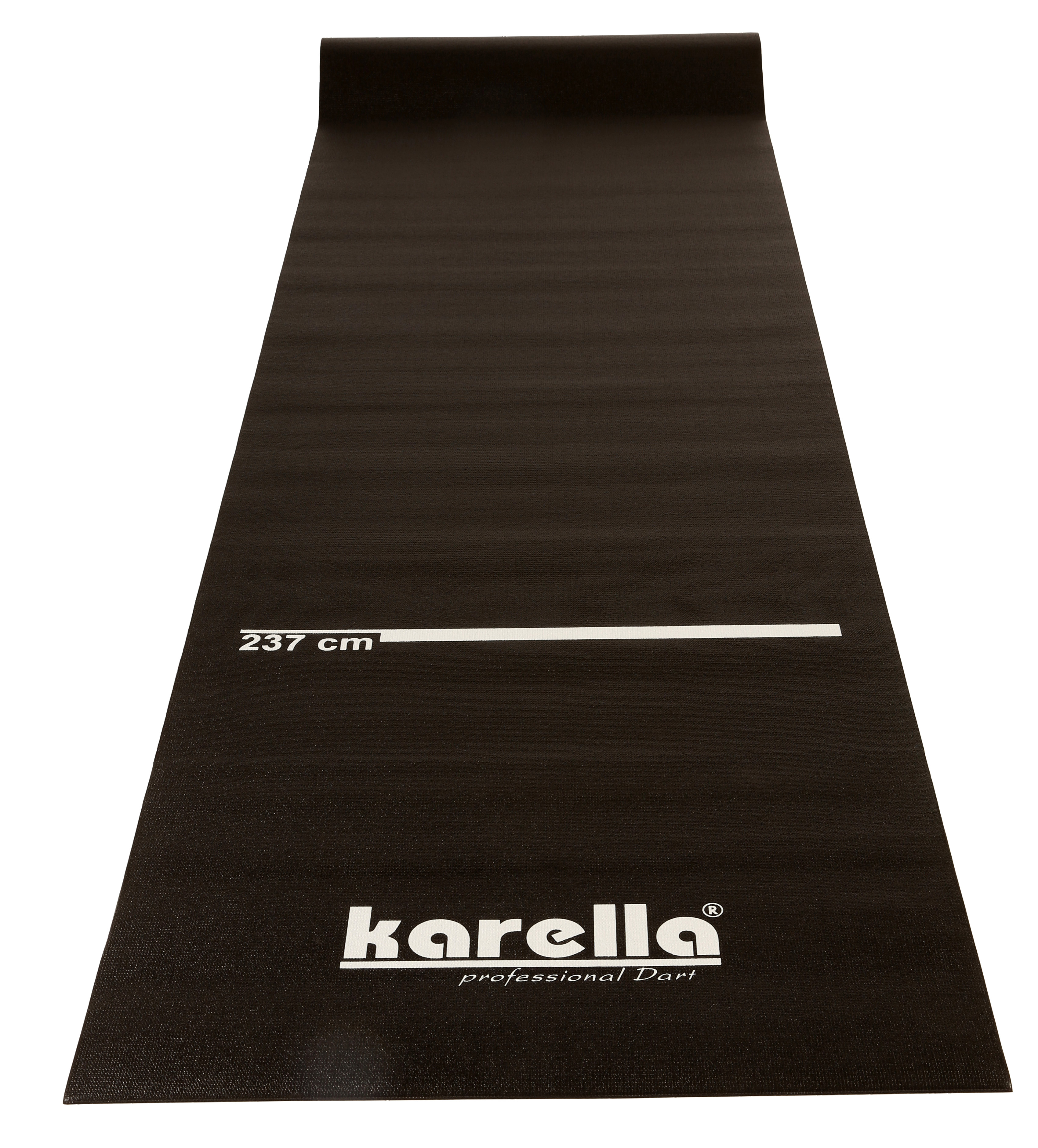 Dartmatte Karella Eco-Star 290 x 60 schwarz Dartteppich mit Abstandsmarkierung Dartmatte Karella Eco-Star 290 x 80 schwarz Dartteppich mit Abstandsmarkierung