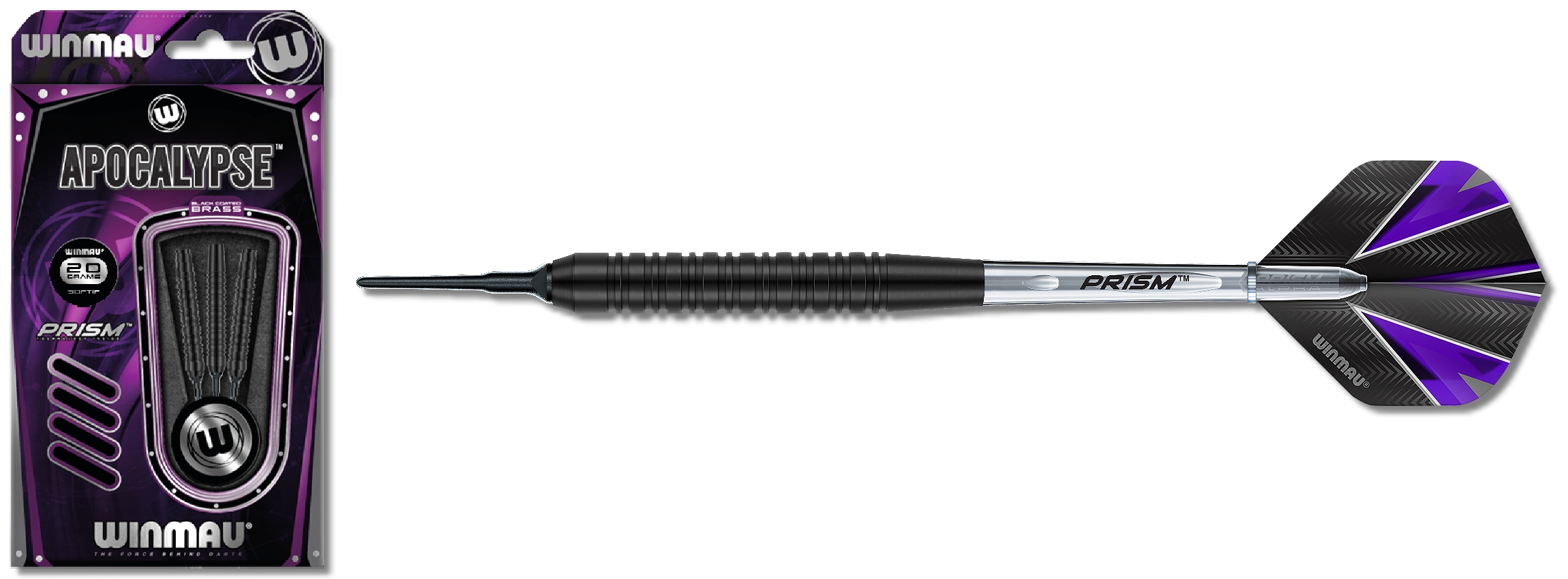Softdart Winmau Apocalypse Brass 20g Dartpfeile