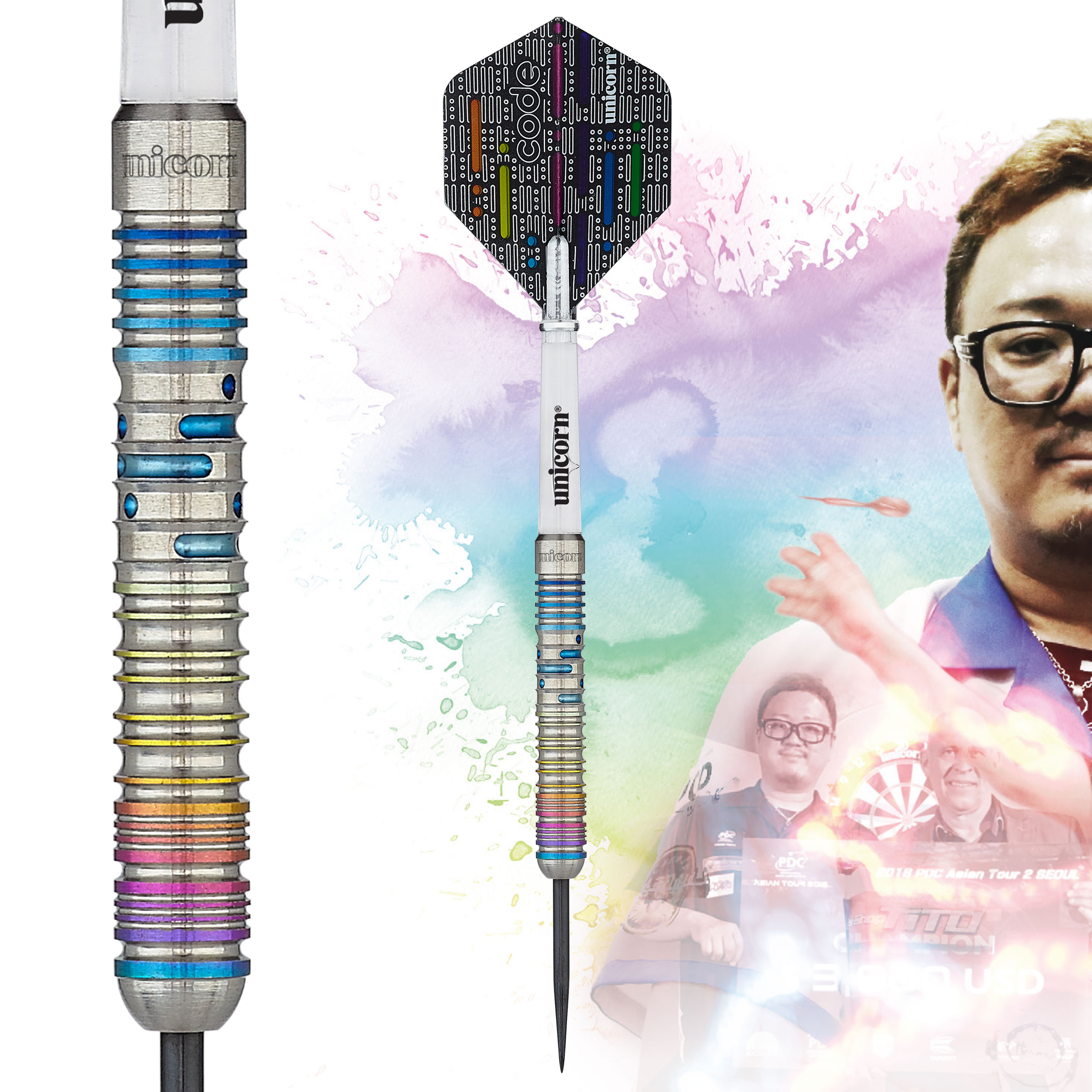 Unicorn Seigo Asada Code Players Steel Dart 23g Dartpfeile