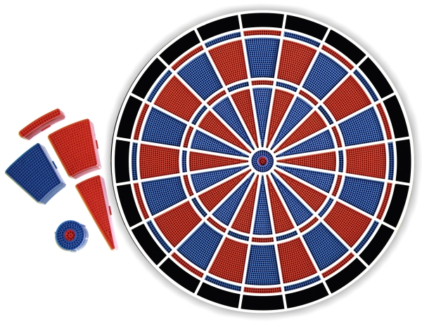 Dartautomat Ersatzteil Segmente kpl. Premium Silver