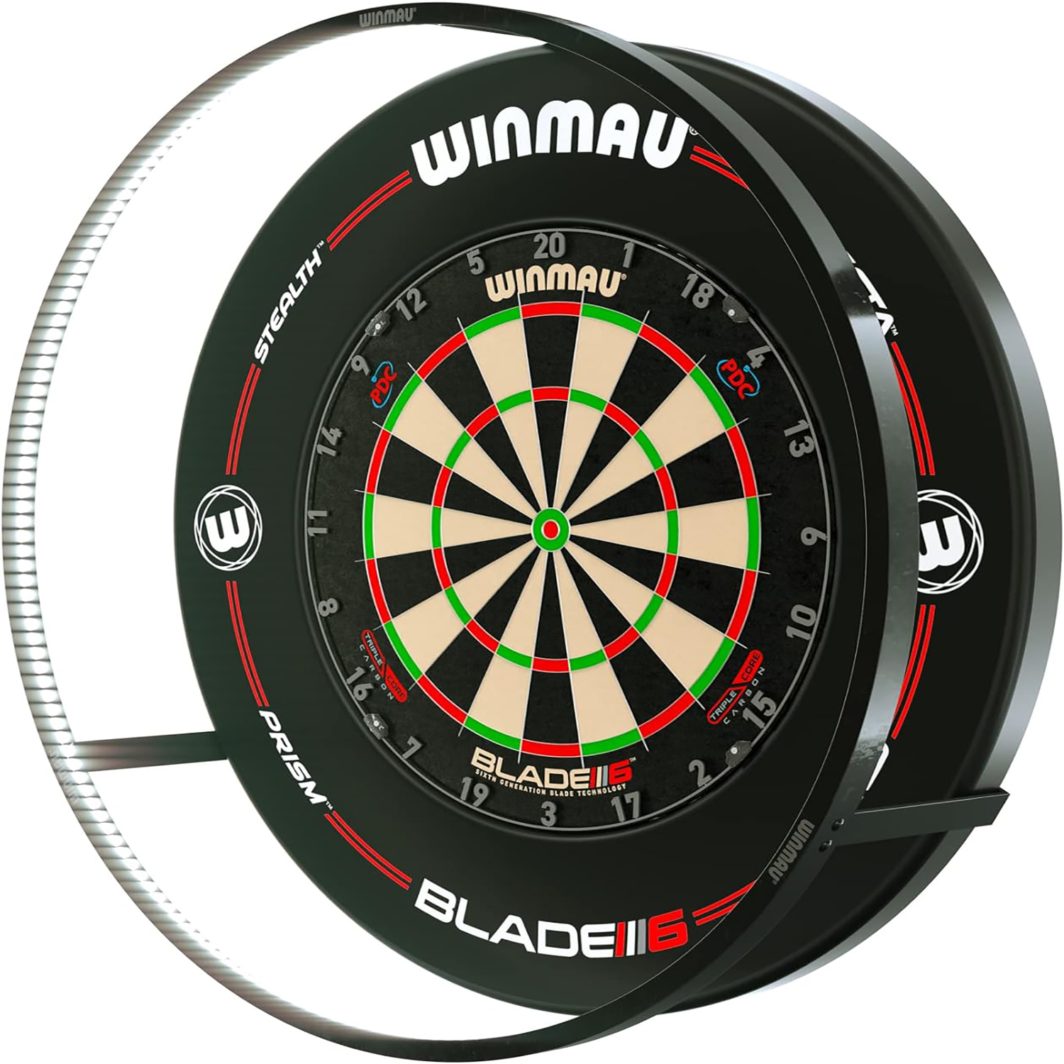 Winmau Dartboard Triple Core + Plasma Beleuchtung + Pro-Line Surrround