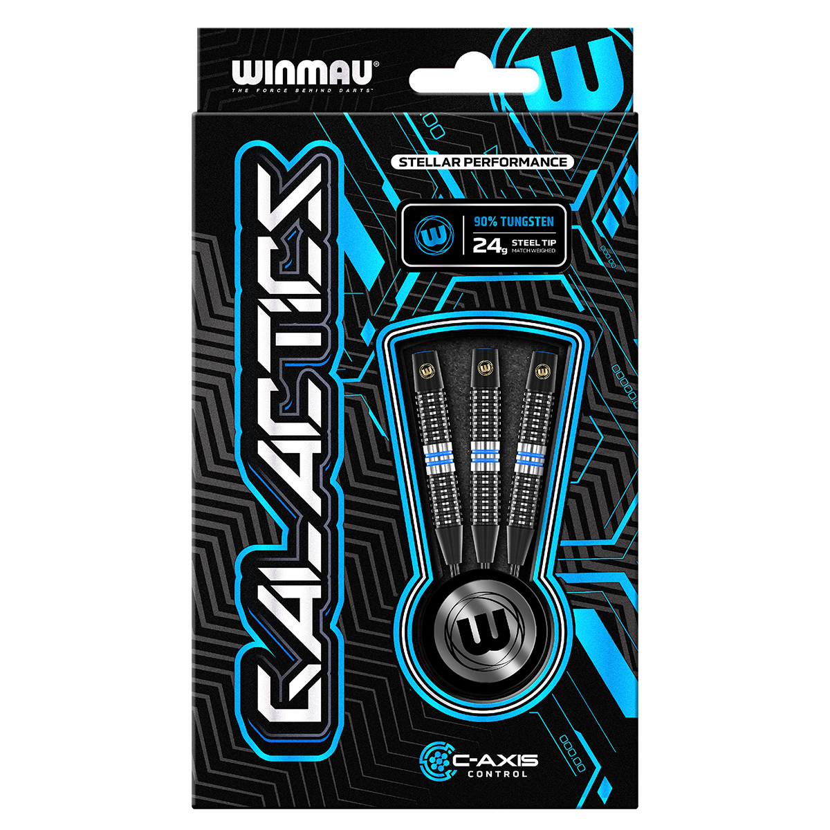 Winmau Steeldart Galactics 1526 24g Dartpfeile