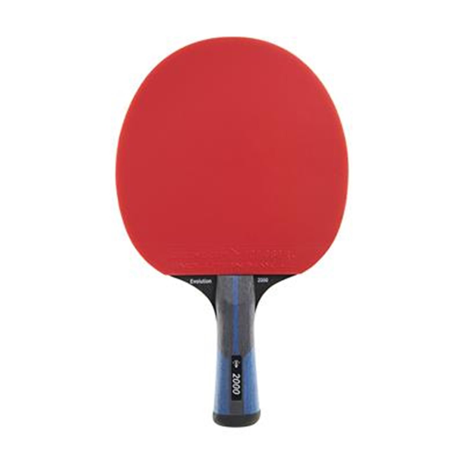 Tischtennisschläger EVOLUTION 2000 Schwarz/Rot/Blau Konkav