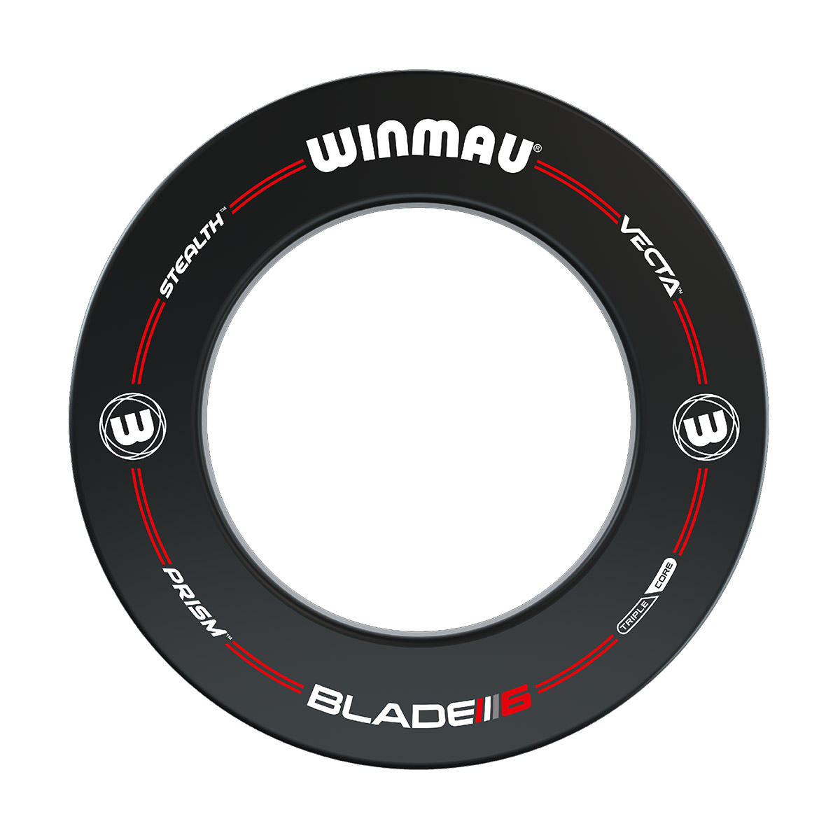 Winmau Set Triple Core Dartboard + Polaris Dartboard Beleuchtung + Pro-Line Surround
